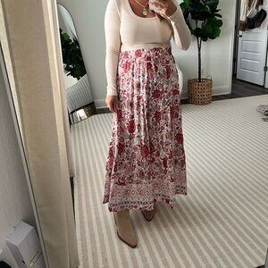 Floral Maxi Skirt
